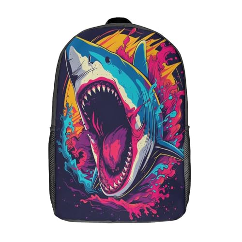 Cartable imprimé 3D avec bretelles confort pour grand volume scolaire