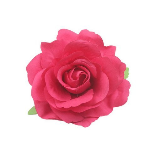 WOIWO Hair Clip, 6 piezas broches florales para cabello, accesorio de flores rojas de tela, diámetro 11 cm, ideal para bodas, fiestas y uso diario miniatura 6
