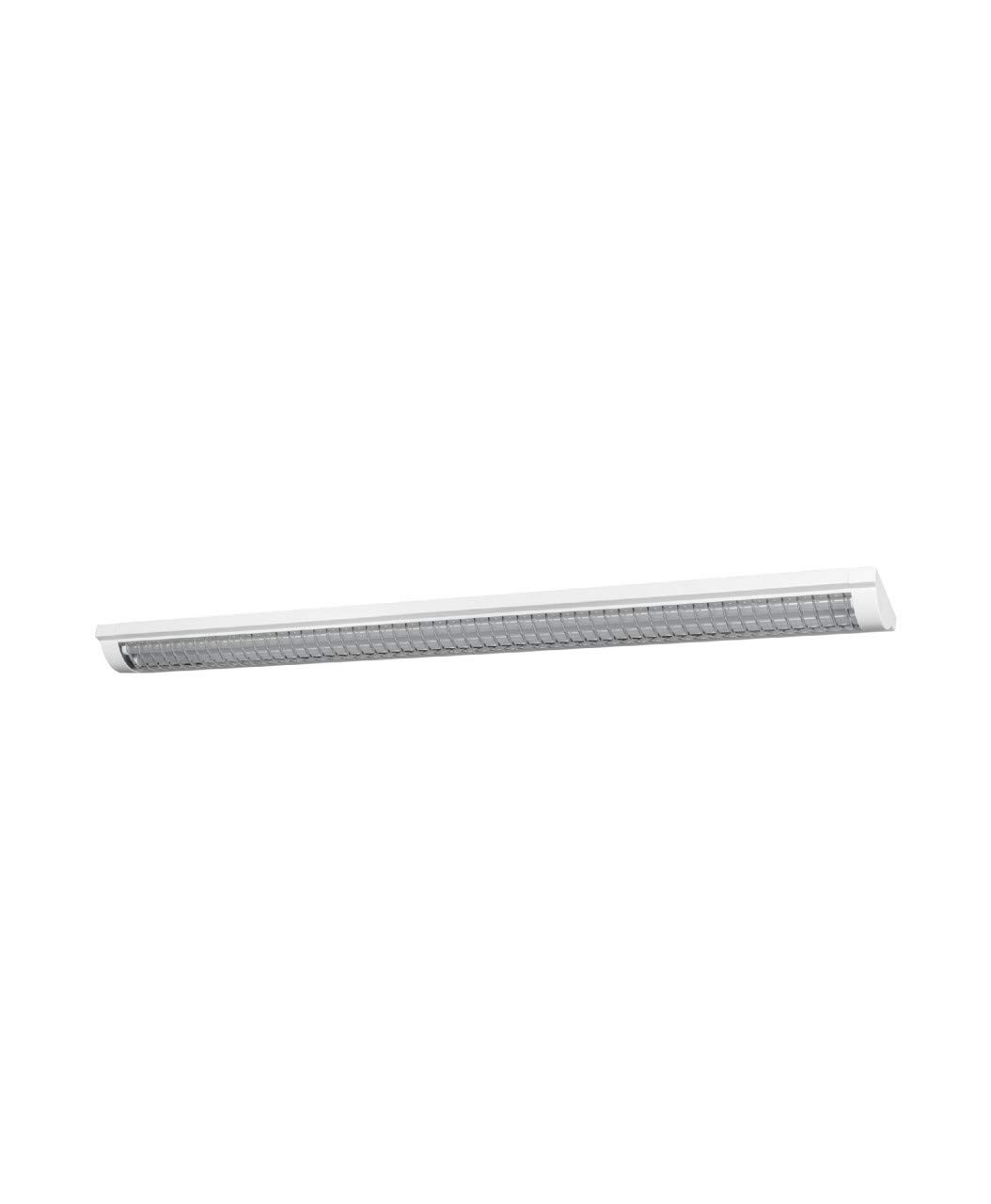 Ledvance LED Büro-Lichtleiste, Leuchte für Innenanwendungen, Klick-Dim über Wandschalter, Länge: 120 cm, LED Office Line Grid 4060000000000 Weiß