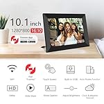 32GB FRAMEO 10.1 Inch Smart WiFi Digital Photo Frame 1280x800 IPS LCD Touch Screen, Auto-Rotate Portrait and Landscape, Built in 32GB Memory, Share Moments Instantly via Frameo App from Anywhere - Image 4