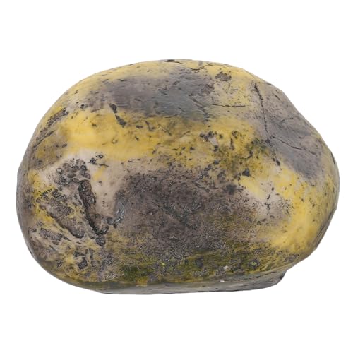 SEWOART Falsk Nyckelbox för Utomhus med Realistisk Stenlook Rymlig Dold Nyckelförvaring för Flera Nycklar Skyddar Nyckel för Trädgård Geocaching och Säker Förvaring