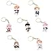 Cute Cartoon KPOP BTS Bangtan Boys Keychain Key Ring Hot Gift for A.R.M.Y, 7Pcs/Set (H01)