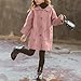 Girls Wool Blend Coat Single-Button Lapel Dress Coats Long Fall Winter Fashion Jackets Trendy Overcoat
