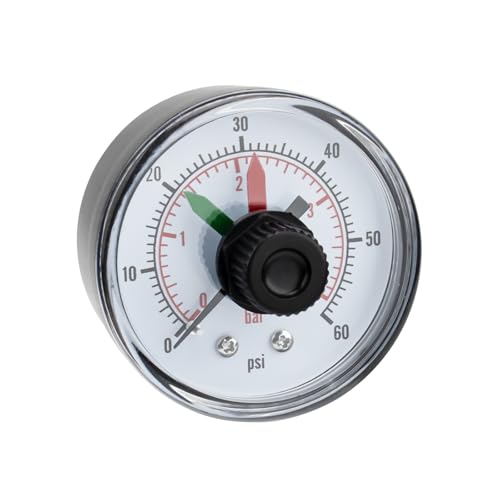 Pool Filter Gauge ECX2712B1 Pressure Gauge with Dial Replacement Parts for Hayward Perflex ProGrid DE XStream SwimClear Sand and Cartridge Filters
