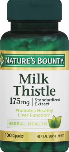 Nature'S Bounty NATURES350876 Milk Thistle, Herbal Health Supplement thumb #1
