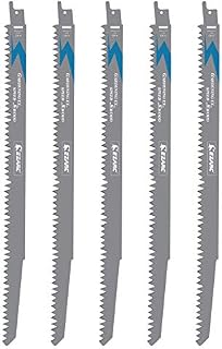 EZARC Wood Pruning Reciprocating Saw Blade, Sawzall Blades R1231GS 6TPI 300mm (5-Pack)