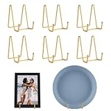 QUALITÉ SUPÉRIEURE EN FER ROBUSTE ET DURABLE : Misez sur un présentoir qui conserve son éclat au fil du temps. Fabriqué en fer haute performance avec une finition dorée de qualité, ce support est indéformable, résistant à la corrosion et ne perd pas sa couleur même après une utilisation prolongée