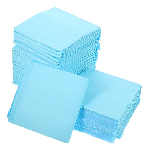 50 Piezas Alfombrillas Absorbentes para Entrenamiento de Mascotas Impermeables y Desechables para Adiestramiento y Casa Absorción Rápida para Pequeñas Mascotas