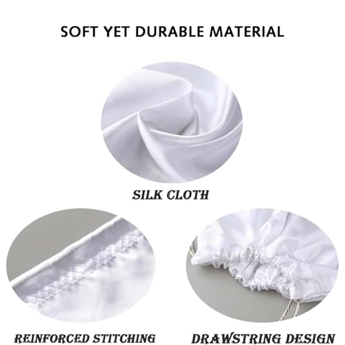 Luxiremi 3Pcs Staubbeutel für Handtaschen, Seidentuch Staubabdeckung, Staubdichte Kordelzug Aufbewahrungstasche, Weicher Staubbeutel zum Schutz von Handtaschen, Geldbörsen, Rucksäck