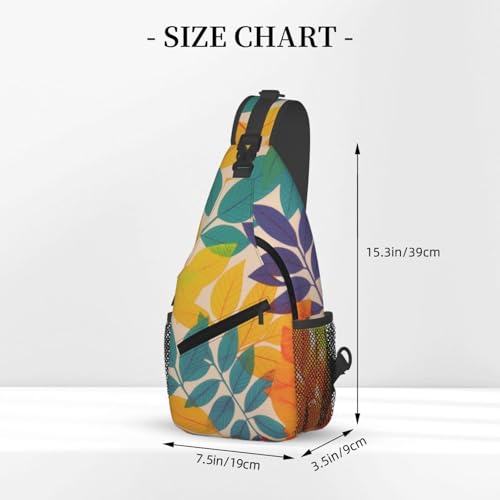 Bolso cruzado multicolor para hombro y viaje miniatura 3