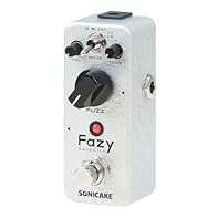 A fazy sandwich combines three classic fuzz sounds. Fazy sandwich was born with a pure sound and excellent dynamic response. Each tone has a rich range of adjustments, with two knobs to control fuzz and tone. True bypass footswitch for keeping your t...