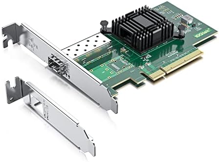10Gtek 1-Port 10Gb SFP+ PCI-E Network Card NIC, with Intel 82599EN Chip