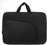 Capa Case Pasta Para Notebook 15,6 Polegadas Preta Com Bolso EXTERNO