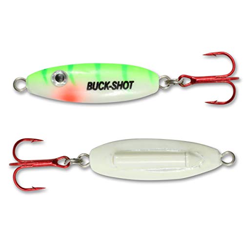 Northland Tackle Bruvs4-22 Buck-Shot Spoon Bait, Cd, Fire Tiger, 1/4 Oz #TOP2