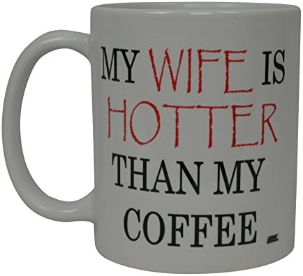 Amazon: Giftbees My Wife Is Hotter Than My Coffee Mug, Birthday