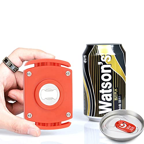 Dosenöffner Bier Manuelle Hand Sicherheit Einfach Handlich Camping Side Cut Dosenöffner Glatte Kante Ohne Scherben Rot Cover