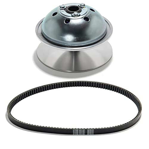 SFriding Primary Drive Clutch with Belt for John Deere AMT600 AMT622 AMT626 All Material Transporter, Replaces AM108520, RE28721