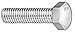 Hex Cap Screw,M12-1.25,50Mmsteel,Pk25