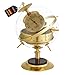 Produktbild TFA Dostmann Analoge Wetterstation Sputnik, 20.2047, mit Barometer, Thermometer, Hygrometer, Wettervorhersage, zur Wettervorhersage lokal, Design-Objekt, gold