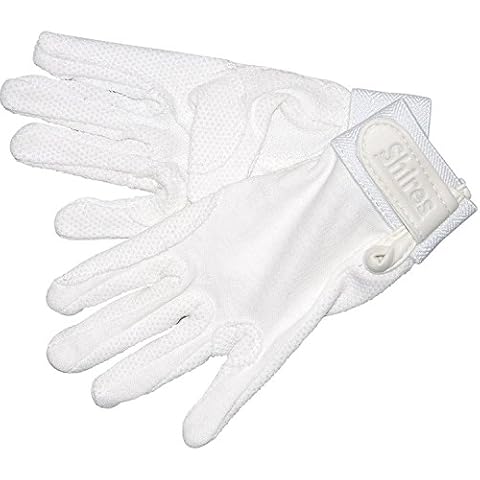 Shires Childs Newbury Riding Gloves - White Cover