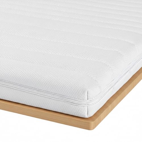 EGO Home Matratzen Topper 90x200cm Memory Foam – 8 cm weich H2, Druckentlastende Matratzenauflage für Seitenschläfer, ideal bei harten Matratzen...