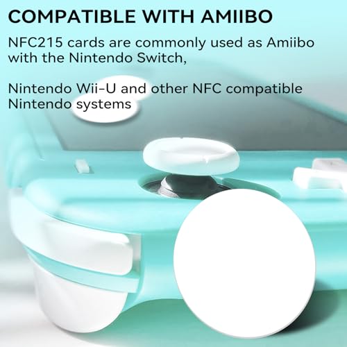 Image of 30pcs NFC Tags NFC Tag NTAG215 NFC Cards Blank NFC Chips Programmable NFC 215 Tag Rewritable NFC Card, 504 Bytes, Compatible with TagMo and NFC Enabled Phones and Devices