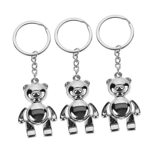 Pendentif original ours en alliage de zinc pour décoration de clés