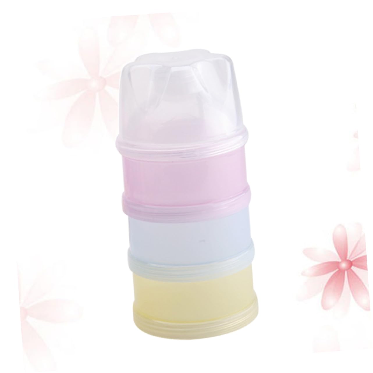 BRIGHTFUFU Stackable Formula Dispenser Portable Snack Storage Container for Food Oatmeal Nuts and More Material Space Saving Design for Travel