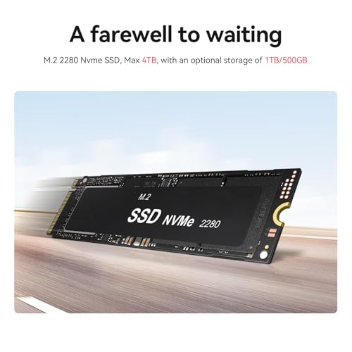 Image of TRIGKEY S6 Mini PC, Ryzen 7 6800U (8C /16T, Up to 4.7GHz), 32G LPDDR5 1TB SSD, Mini Desktop Computer Radeon Graphics 12Core 2200MHz, DP+HDMI+Type-C Triple-Screen 4K Output, WiFi6, BT 5.2, 1000M LAN