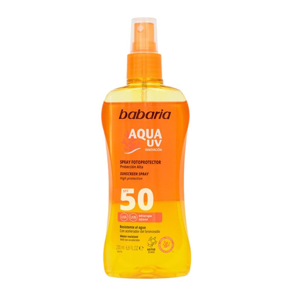 Babaria Sun Aqua Uv Sunscreen Spray Spf 50 200 Ml