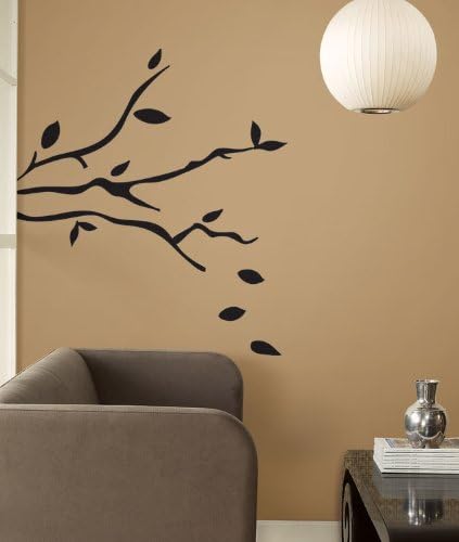 RoomMates RMK1317GM Tree Branches Peel and Stick Wall Decals , Black