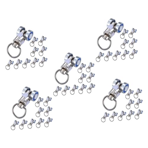 CORHAD 50pcs Ceiling Mounted Curtain Track Rollers Smooth Sliding Wheels for Effortless Flexible Gliders for Seamless Opening and Closing Metal Bearings for Curtains and Drapery