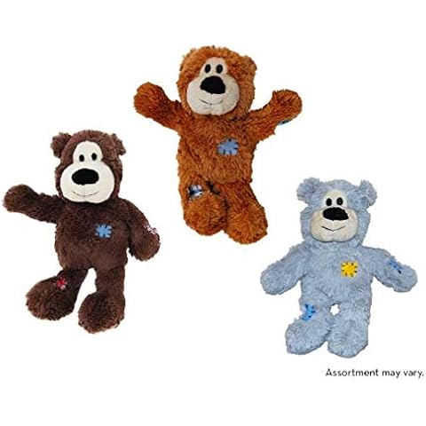 KONG Wild Knots Oso de Juguete para Perro, tamaño Mediano/Grande, Paquete de 3 Cover