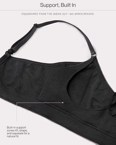 Image of Curvy Couture Women's Plus Size Wireless Bra - Seamless, Soft & Comfortable Fit