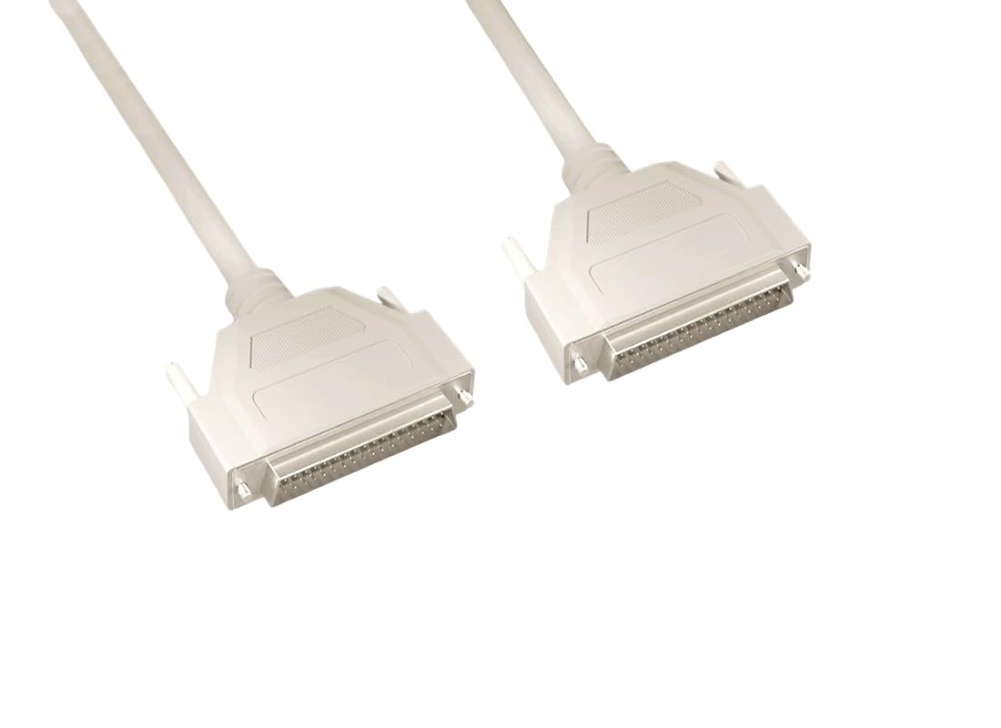 CompuCablePlusUSA.com SCSI Serisl Cable DB50 to DB50, 1:1, Shielded, Molded, Beige (Male to Male, 10 Feet)