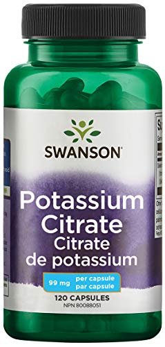 citrato de potasio tabletas Marca Swanson