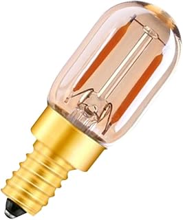 Luxshiny Lâmpada De Geladeira Mini Forno Lâmpadas De Micro-Ondas Lâmpada De Latão Lâmpada De Filamento De Tungstênio Lâmpada De Forno De Micro-Ondas E12/E14 Lâmpada De Exaustor Lâmpada De