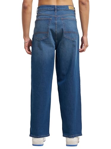 Image of Highlander Men's Straight Relaxed Fit Jeans | Stretchable | Everyday Comfort & Style| Jeans for Man|Premium Cotton Blend