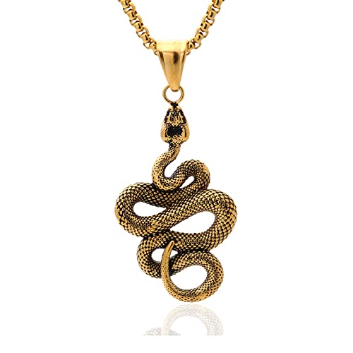 Punk Jewelry Animal Snake Pendant Cool Necklace