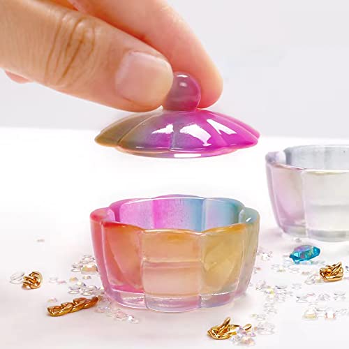 2 Pzas Vasos de Cristal para Arte de Uñas miniatura 5