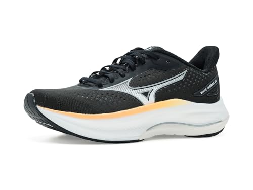 Mizuno Women's Wave Inspire 22 Black/White 8.5 Medium