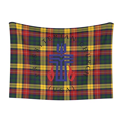 Presbyterian Church Cross Seal Soft and Cozy Pet Blanket for Dogs and Cats - Versatile and Comfortable Large