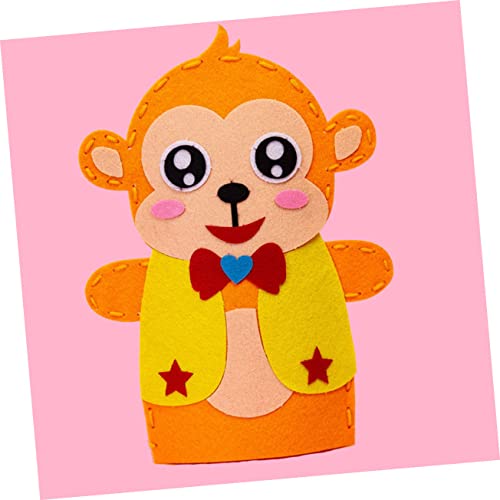 TOYANDONA 8 Pçs Crianças Fantoche De Mão DIY Fantoches De Mão Para Crianças Fantoches De Animais Kit