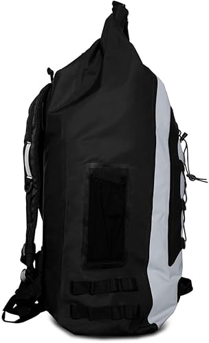 Miniatura 2 de Mochila seca XL de 55 litros. Mochila impermeable premium con correas acolchadas para los hombros. Construcción de PVC. Mantén tu equipo seco
