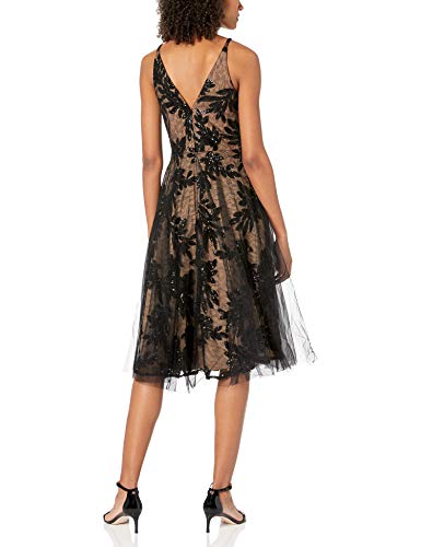 Courtney Sequin Overlay Dress2