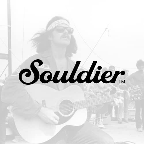 Souldier Gs0109Or04Bl - Handmade Seatbelt Guitar Strap For Bass, Electric Or Acoustic Guitar, 2 Inches Wide And Adjustable Length From 30" To 63" Made In The Usa, Blue And Orange #TOP6