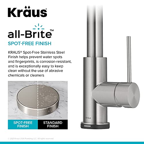 Kraus KTF-3104SFS Oletto Contemporary Single-Handle Touch Kitchen Sink Faucet thumb #7