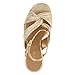 Michael Michael Kors Womens Alessia Platform Sandal Pale Gold 10 M