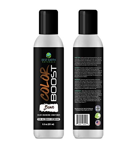 Color Boost Brown Color Depositing Conditioner For All Shades Of Brown Hair Add Hair Color Or Help Cover Gray Hair For Men And Women 8.5 Ounces #TOP1