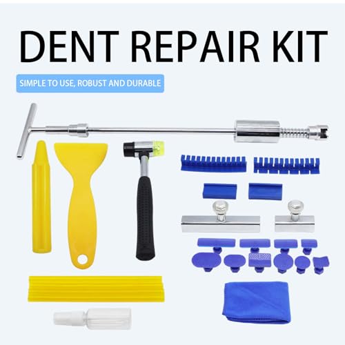 Kit de reparo de amassados ​​de carro, kit de remoção de amassados ​​ | Kit profissional para extrat